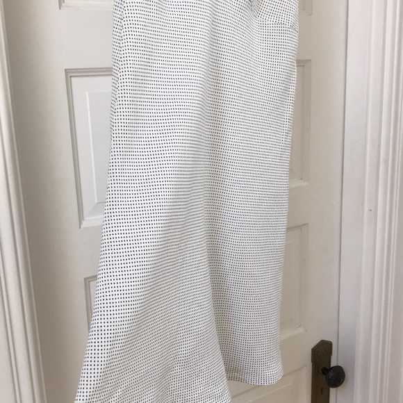 Cut Loose size Small linen sleeveless dress. Tiny black polka dots on white. EUC - Picture 4 of 8
